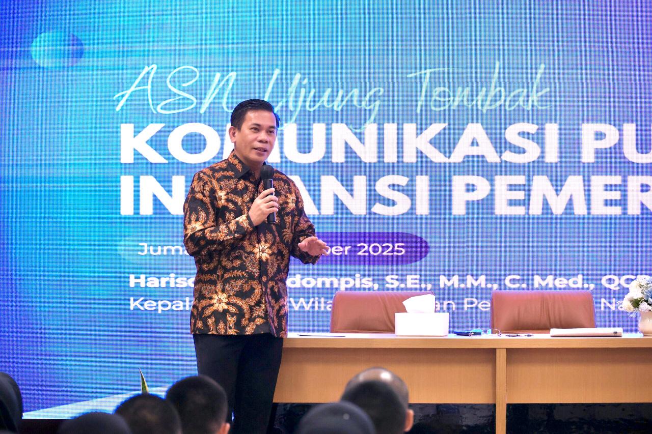 Berikan Pengarahan Latsar CPNS, Harison Mocodompis: ASN Ujung Tombak Komunikasi Publik Instansi Pemerintahan