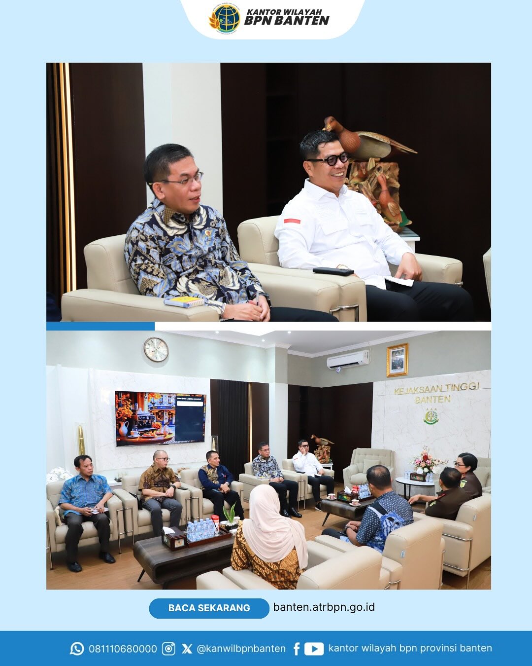 KAKANWIL BPN PROVINSI BANTEN SAMBANGI KAJATI BANTEN