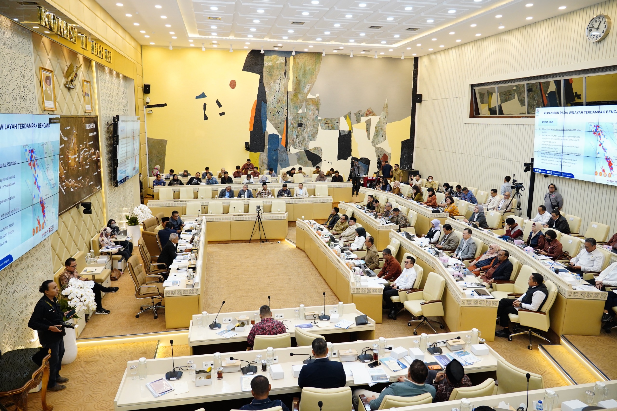 Menteri Nusron Laporkan Progres Revisi RTR Provinsi Aceh, Sumatera Utara, dan Sumatera Barat ke Komisi II DPR RI