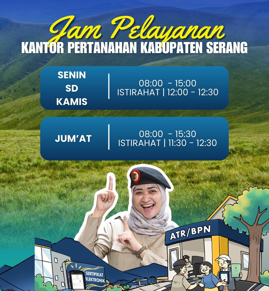 JAM LAYANAN KANTAH KAB SERANG SELAMA BULAN RAMADAN 1447 H