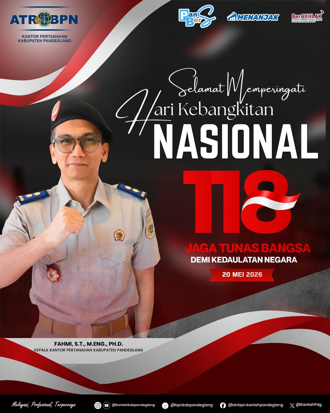 Bangkit Bersama, Mewujudkan Pelayanan Pertanahan yang Andal dan Berintegritas